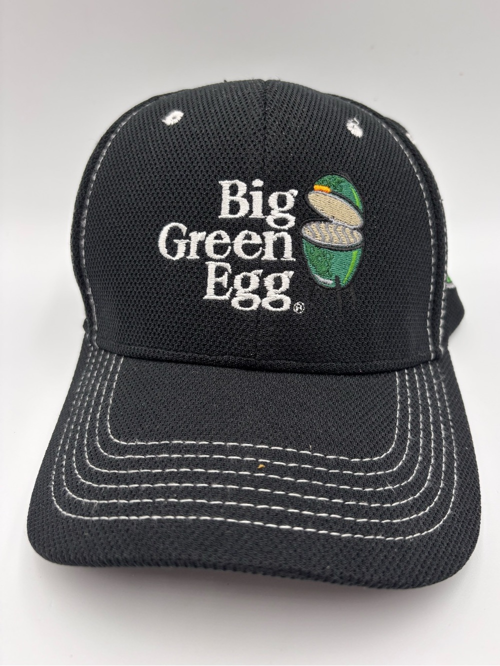 Big Green Egg Certified Eggspert Baseball Trucker Style Hat Black Strap Back BBQ